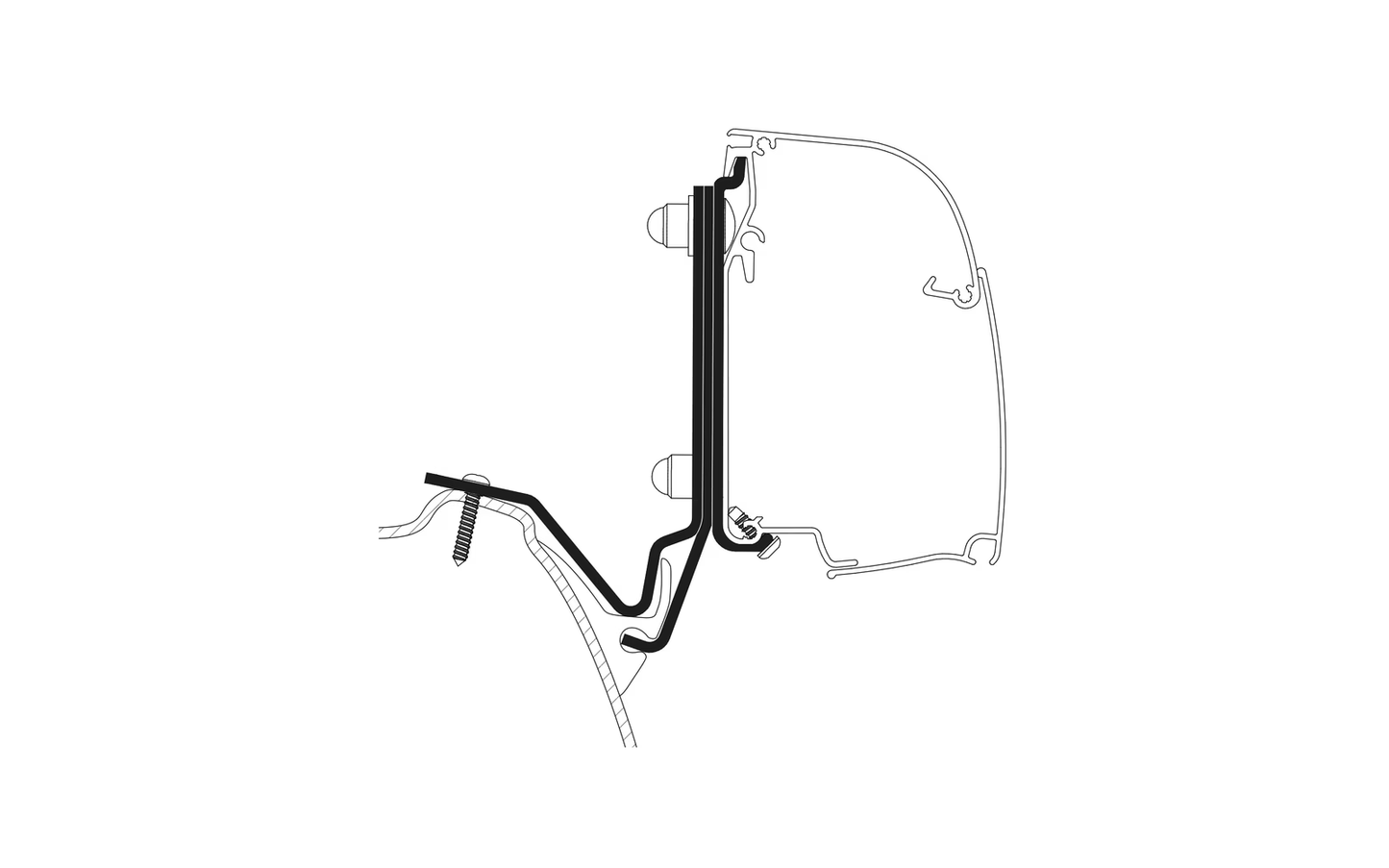 Thule Markisenadapter Für Kepler One / Five / Six
