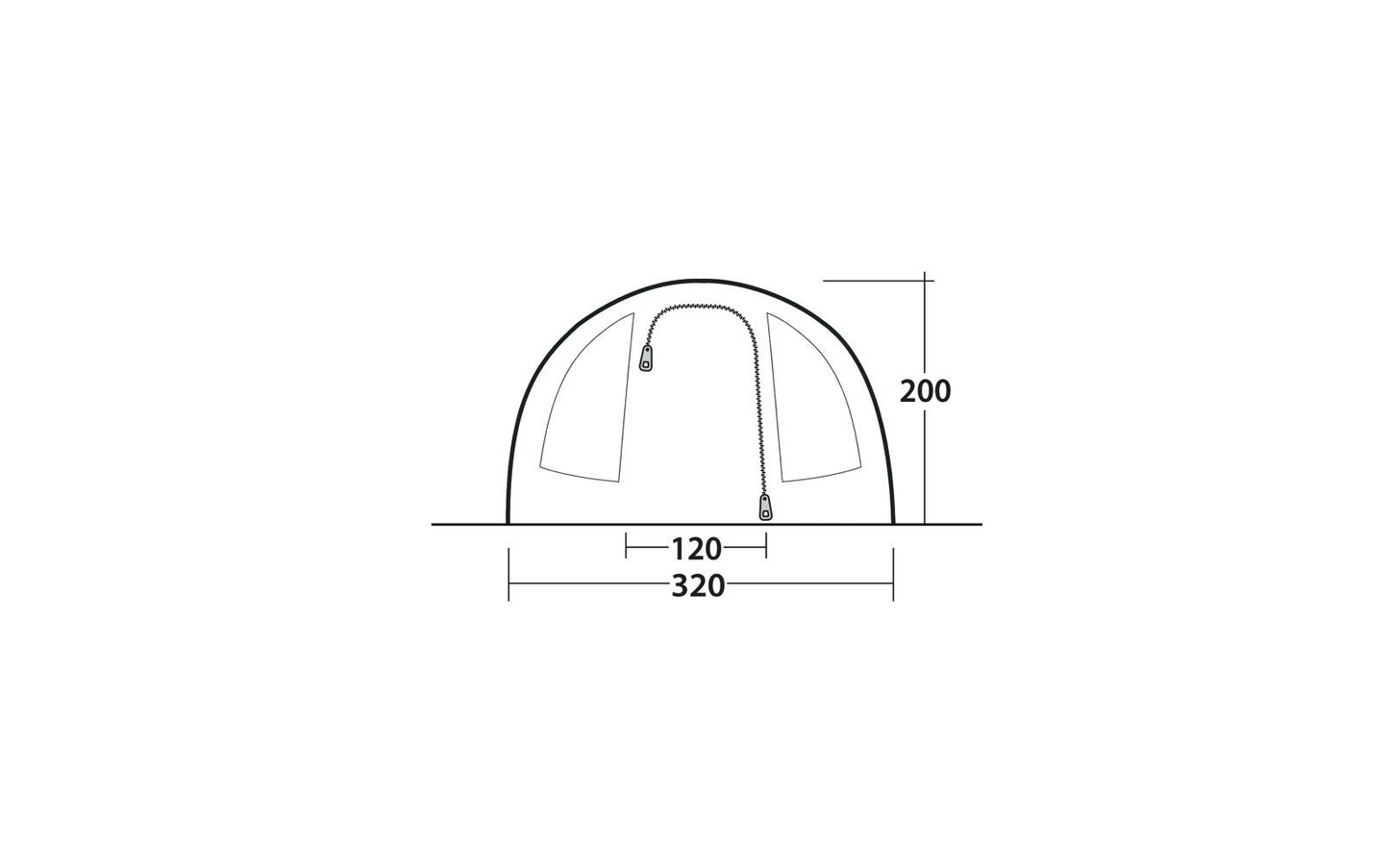 Outwell Sky 5 Tunnelzelt Für 5 Personen