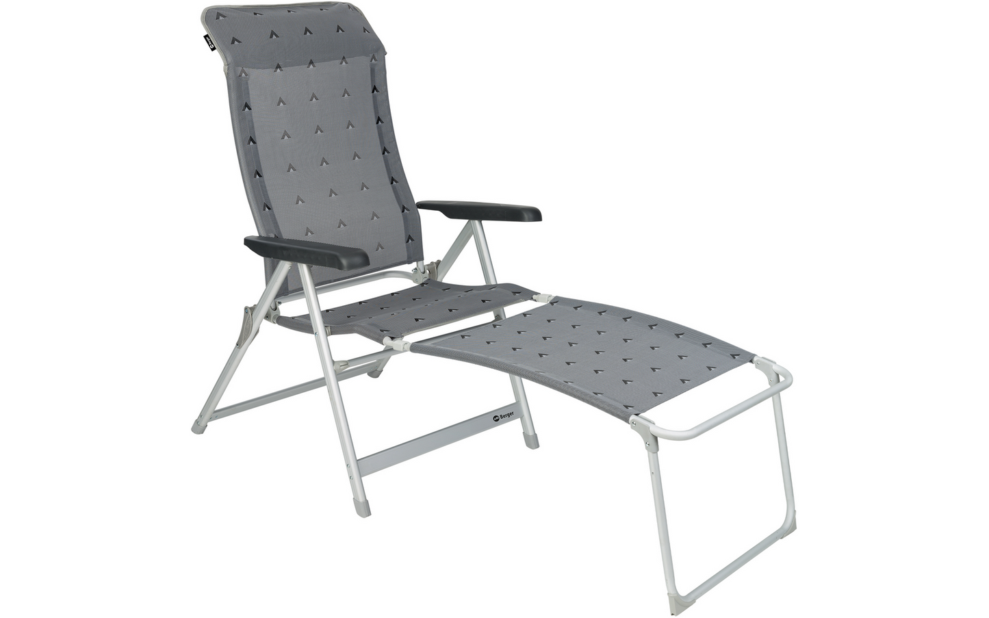 Berger Luxus XL Klappsessel Set Inkl. Beinauflage