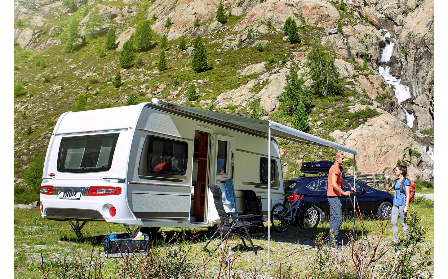 Thule Omnistor 6300 Dachmarkise Gehäusefarbe Eloxiert