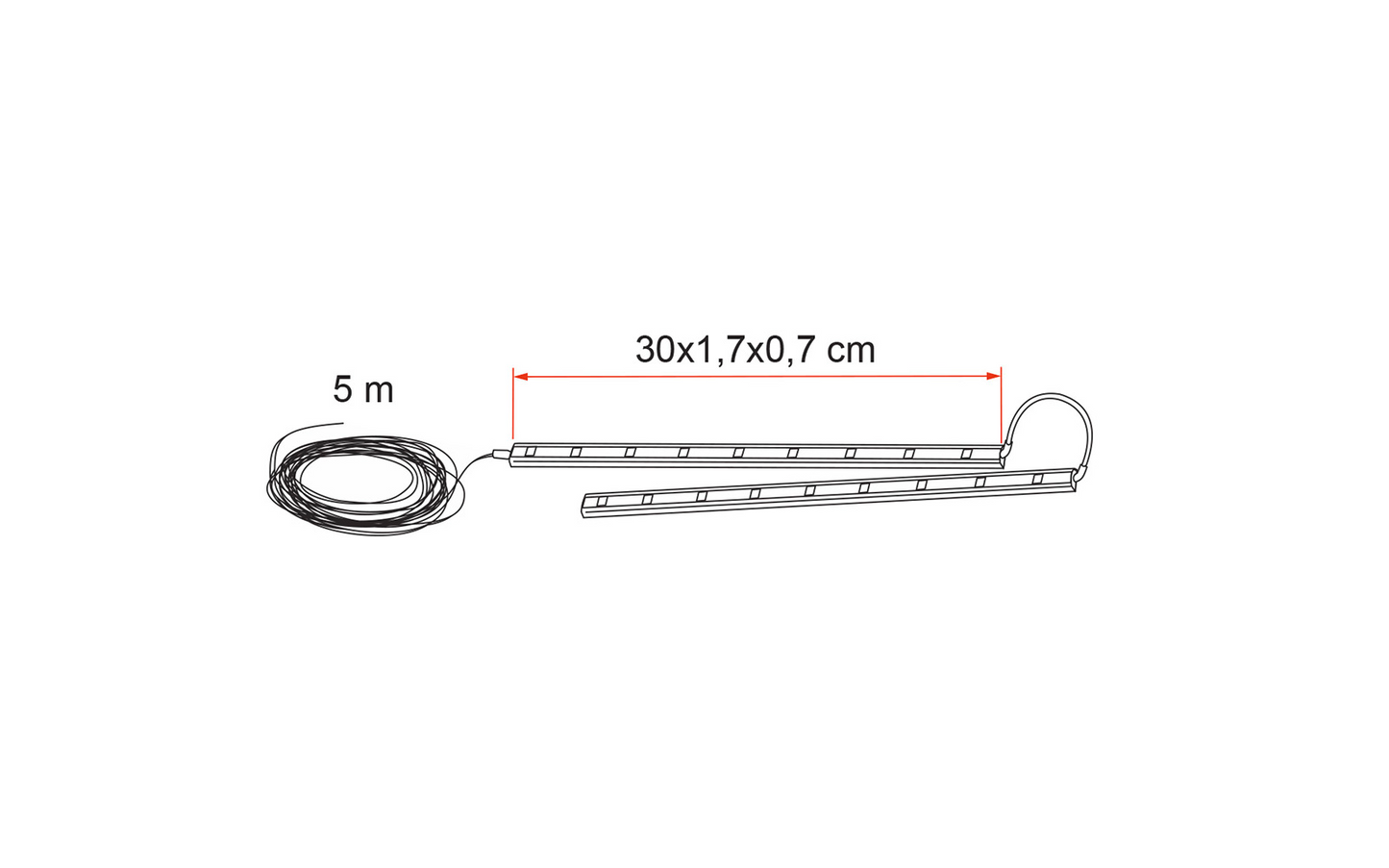 Fiamma Awning Arms LED Für Markisen