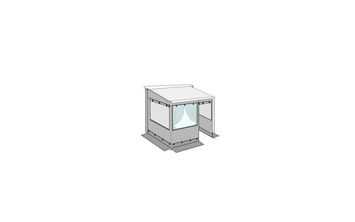 Fiamma Privacy Room Cs Light 2023 Wohnwagenvorzelt