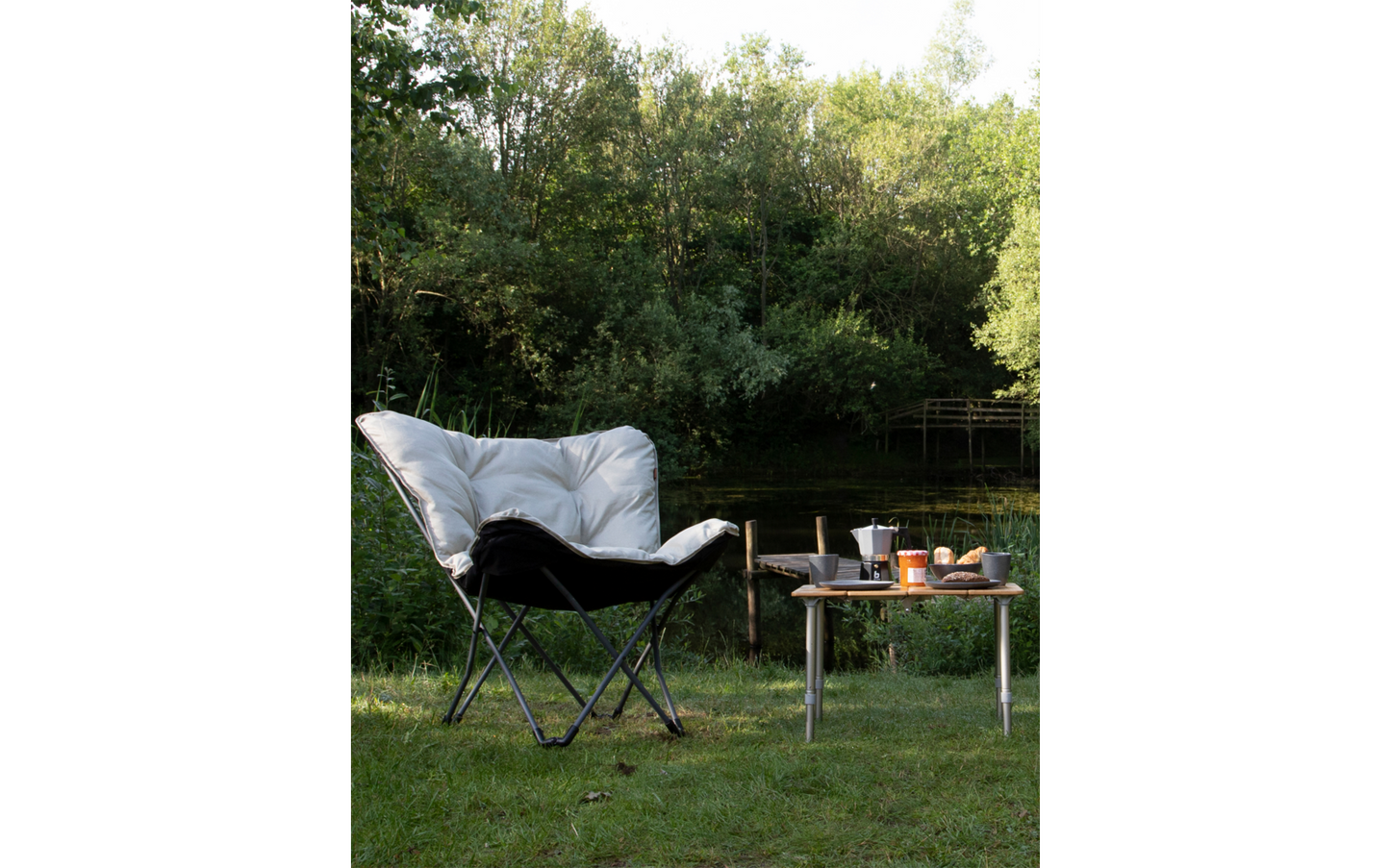  Bo-Camp Redbrigde L Urban Outdoor Schmetterlingsstuhl Stahl