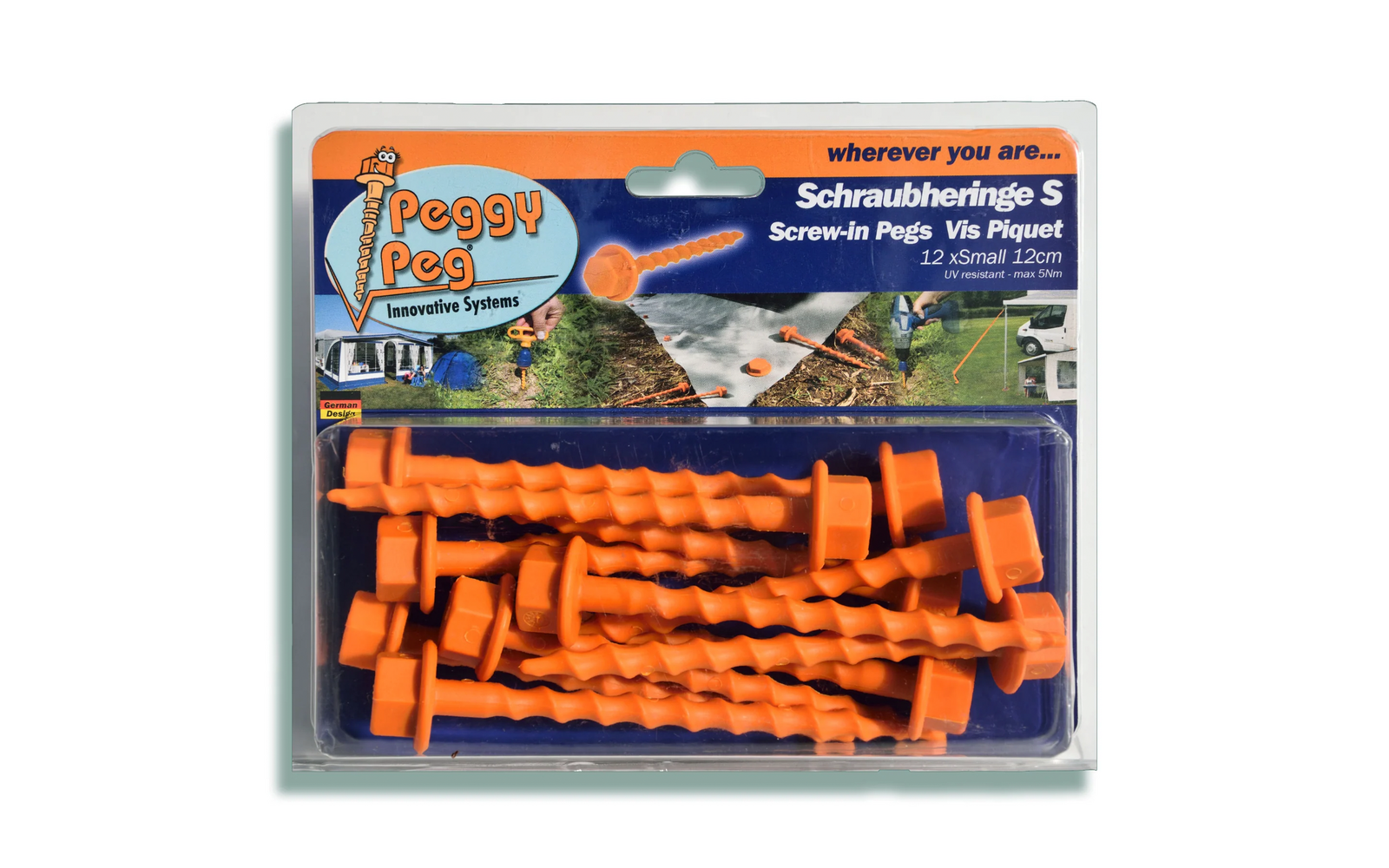  Peggy Peg Schraubheringe Small (S) 12 Cm 12er Set (PP05)