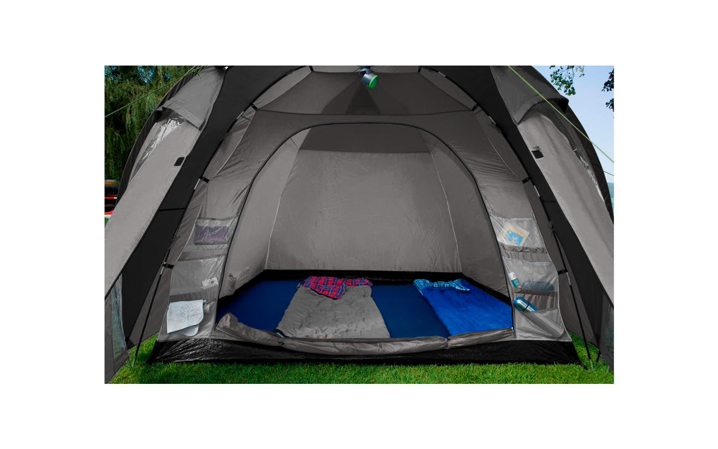  Berger Kiwi NZ 4 Plus Leichtes Kuppelzelt Für Camping Und Trekking Für 4 Personen