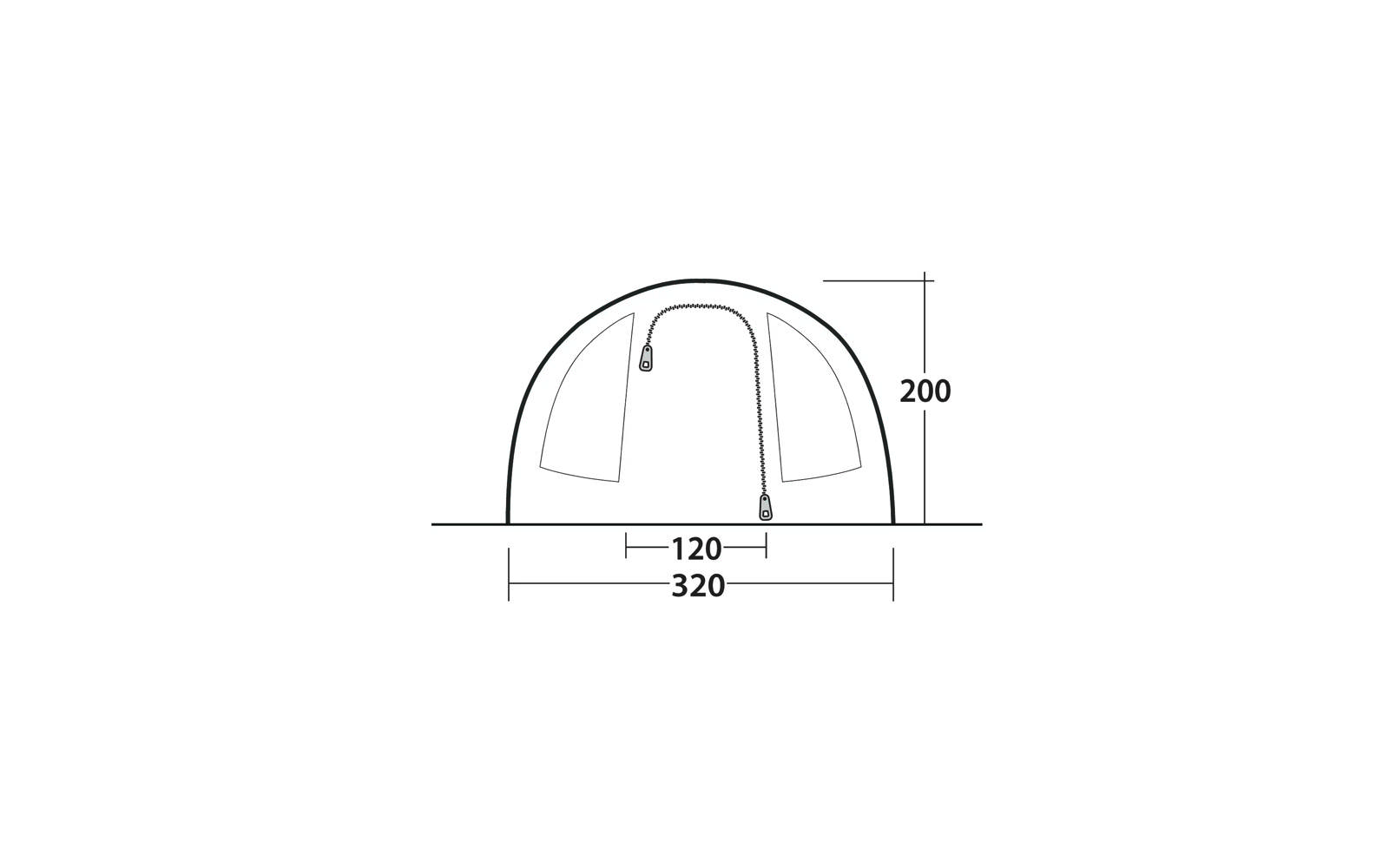  Outwell Sky 5 Tunnelzelt Für 5 Personen