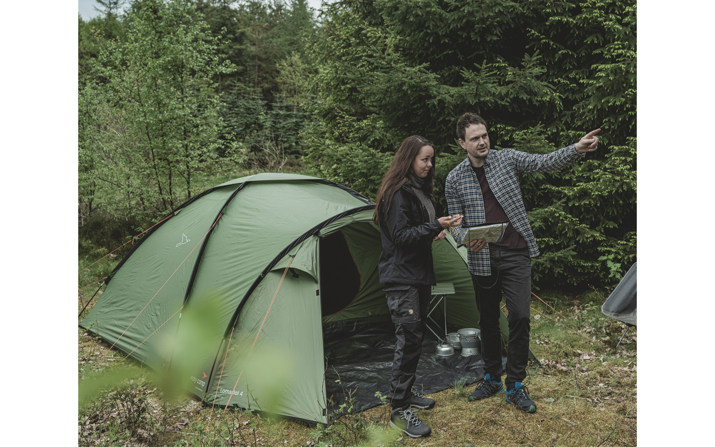  Easy Camp Lomsdal 4 Kuppelzelt Für 4 Personen