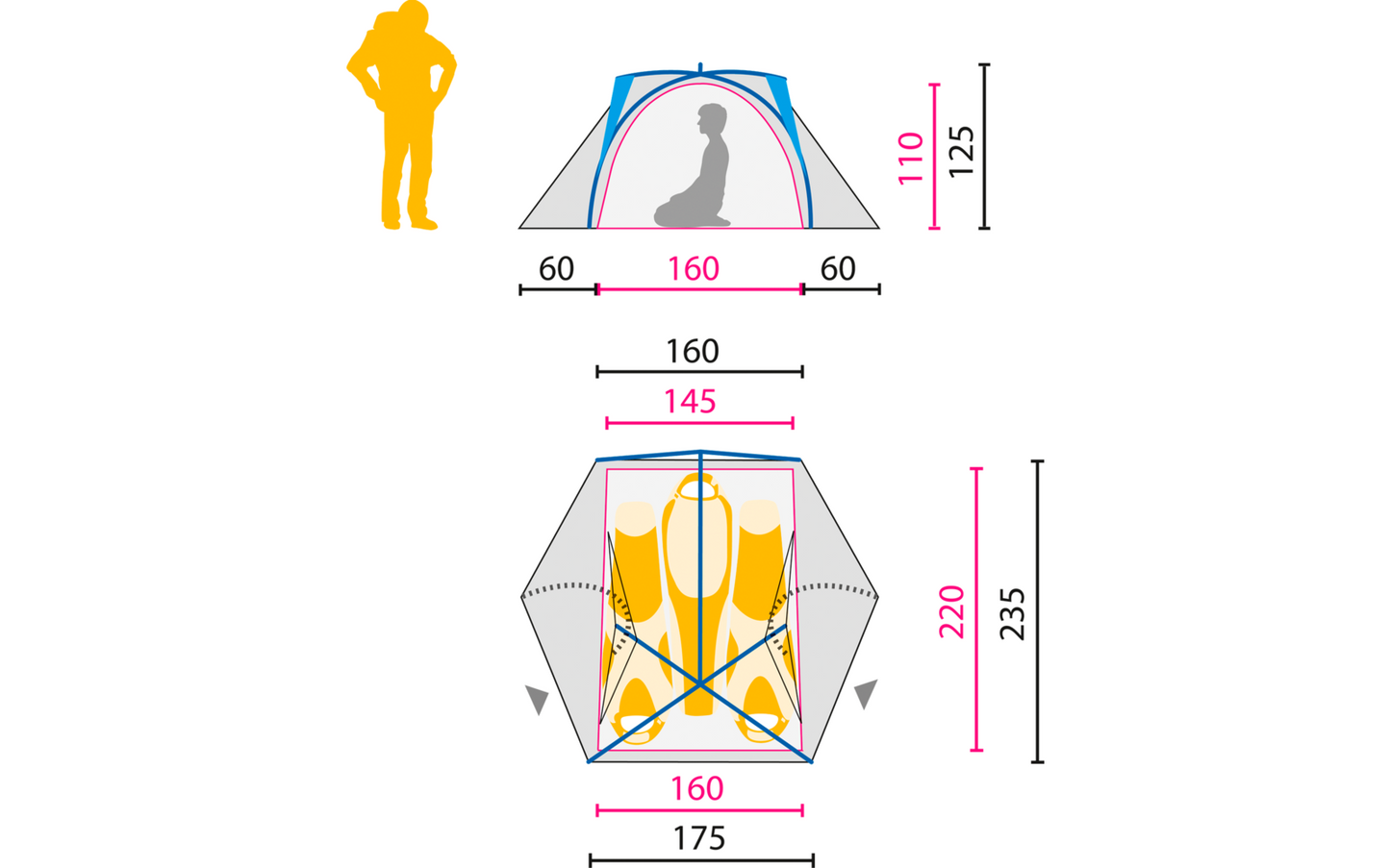  Jack Wolfskin Exolight III Kuppelzelt Für 3 Personen