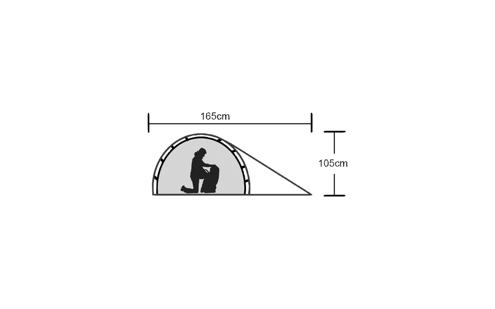  Origin Outdoors Snugly Kuppelzelt Für 1/2 Personen