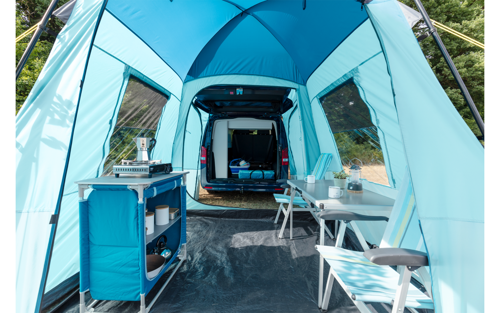  Camptime Merkur Heckzelt Für Bus/SUV