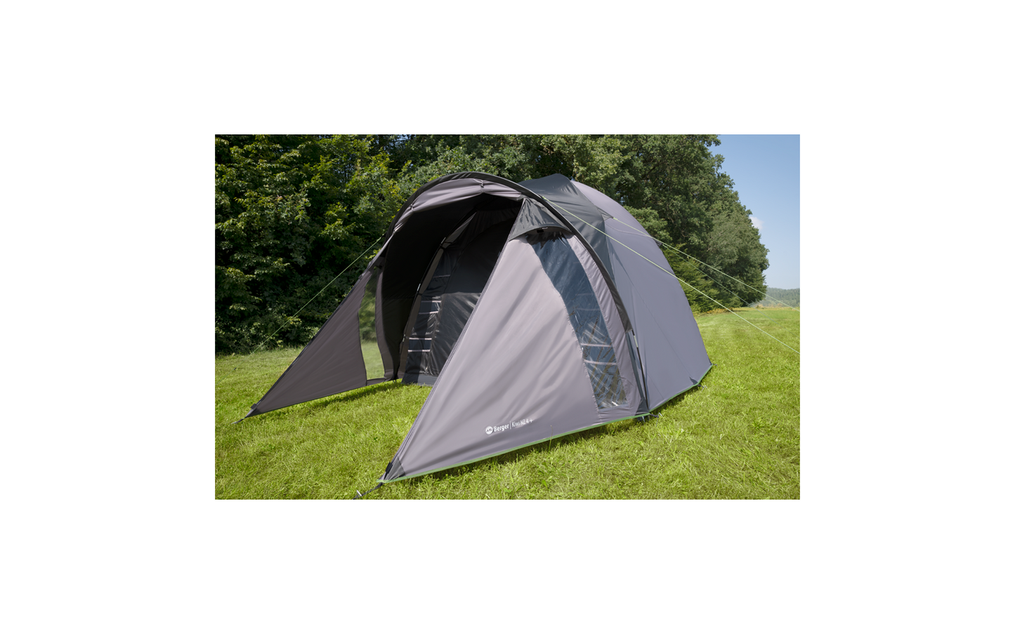  Berger Kiwi NZ 4 Plus Leichtes Kuppelzelt Für Camping Und Trekking Für 4 Personen