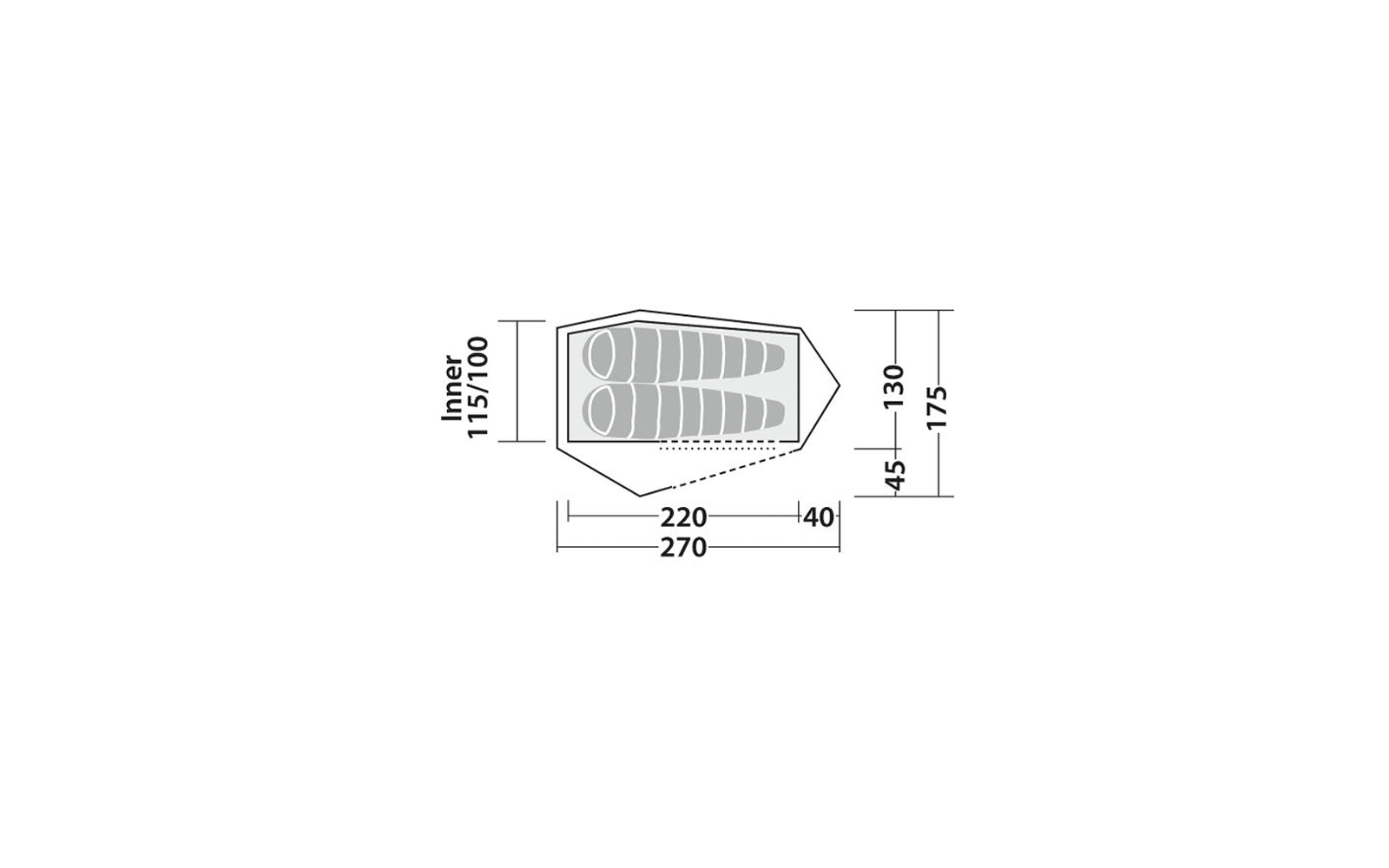  Robens Cress 2 Pro Tunnelzelt Für 2 Personen