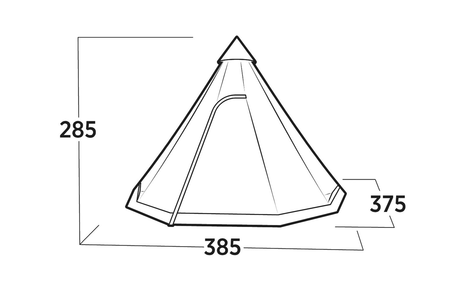  Easy Camp Familien Tipizelt Rands Tipi Für 8 Personen