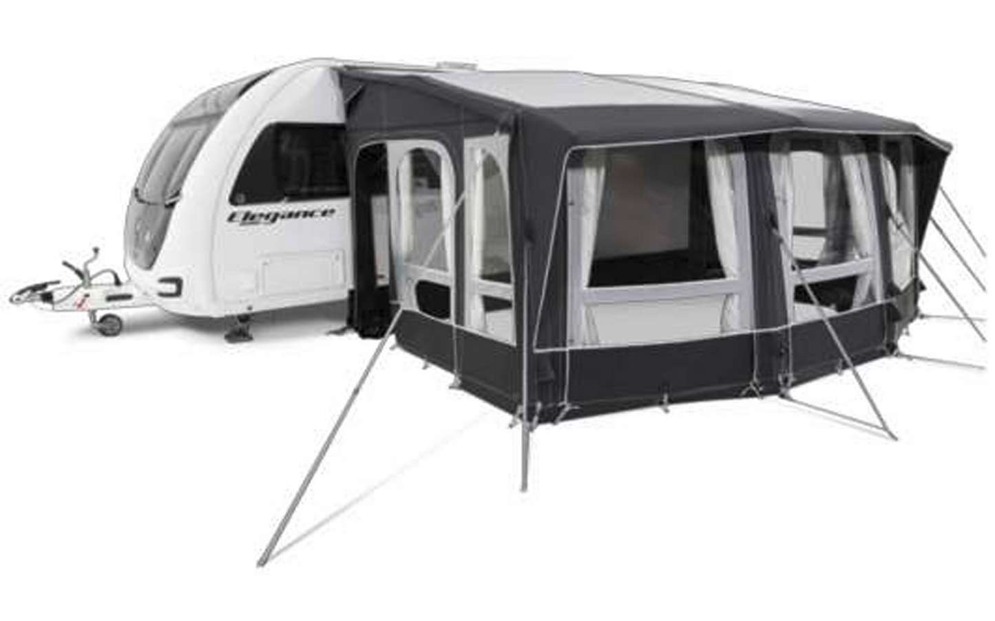  Dometic Ace AIR All-Season S Aufblasbares Statisches Vorzelt Anbauhöhe 235 - 265 Cm