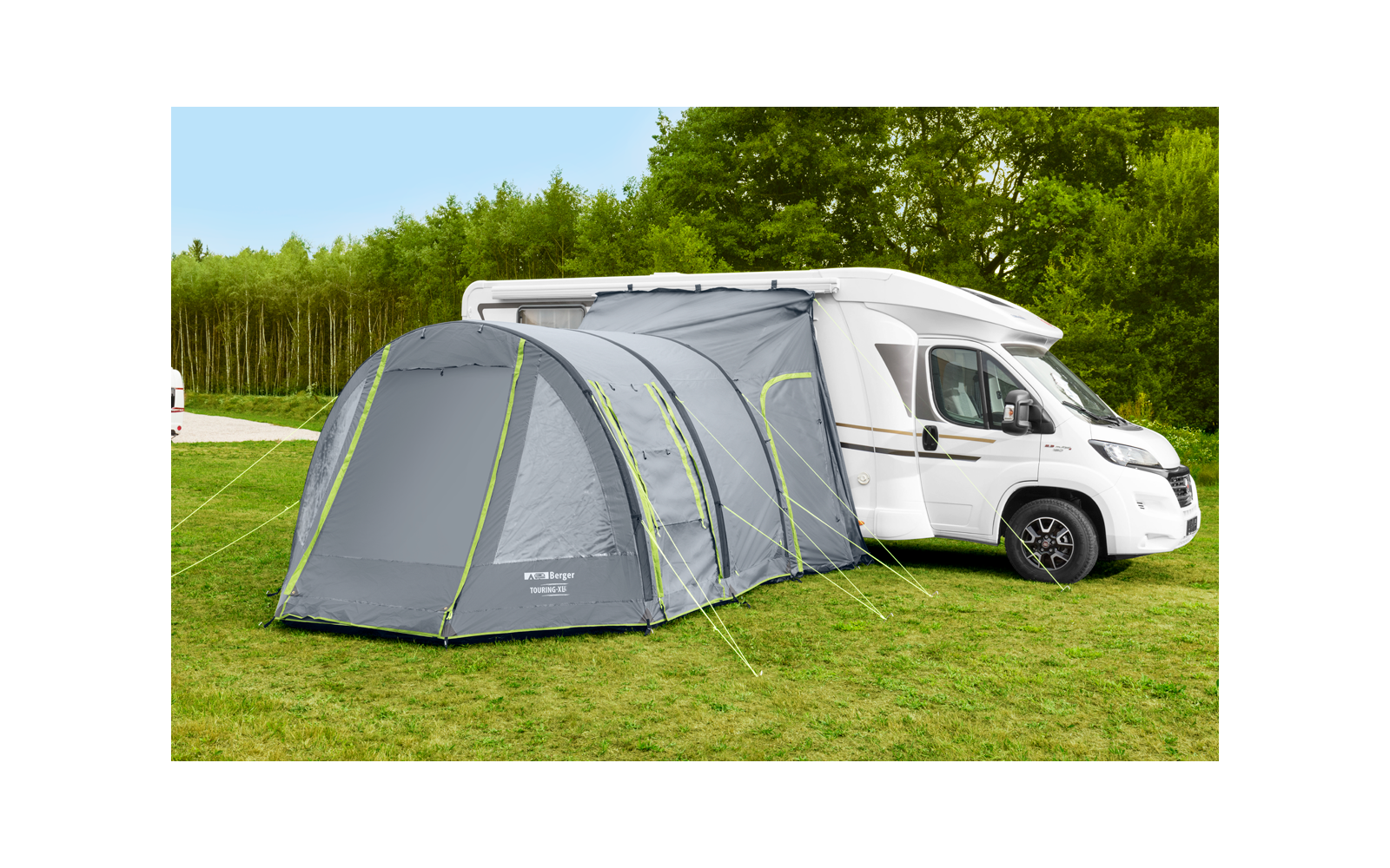 Berger Touring Air XL Reisemobil- / Kastenwagen Aufblasbares Vorzelt Mit Moskitotür Und Fest Eingebauten Boden
