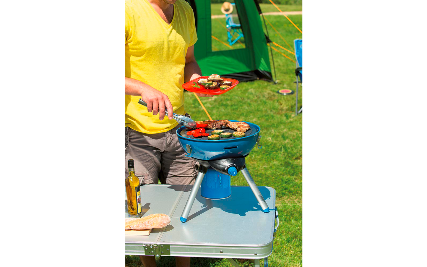  Campingaz Party Grill 400 CV Gasgrill Inklusive CV 470 All Season Gaskartuschen 3er Set