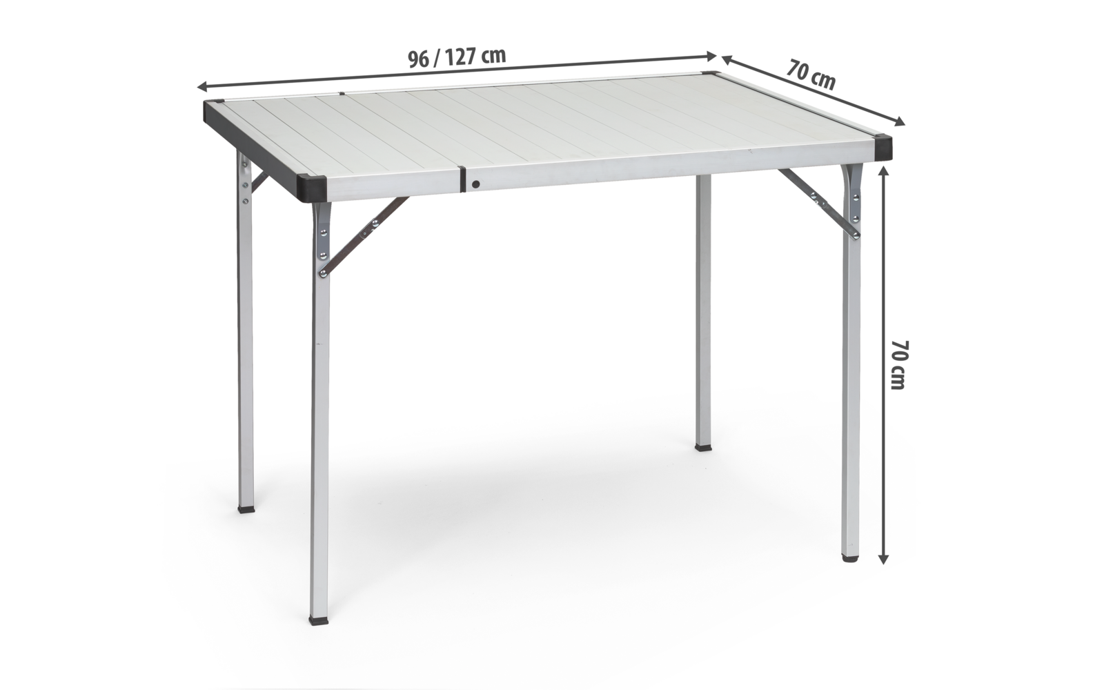  Berger Fiora Campingtisch Ausziehbar 96/127 X 70 Cm