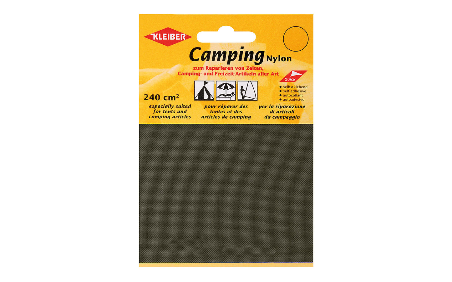  Kleiber Camping Nylon Reparaturflicken (2 Stück)