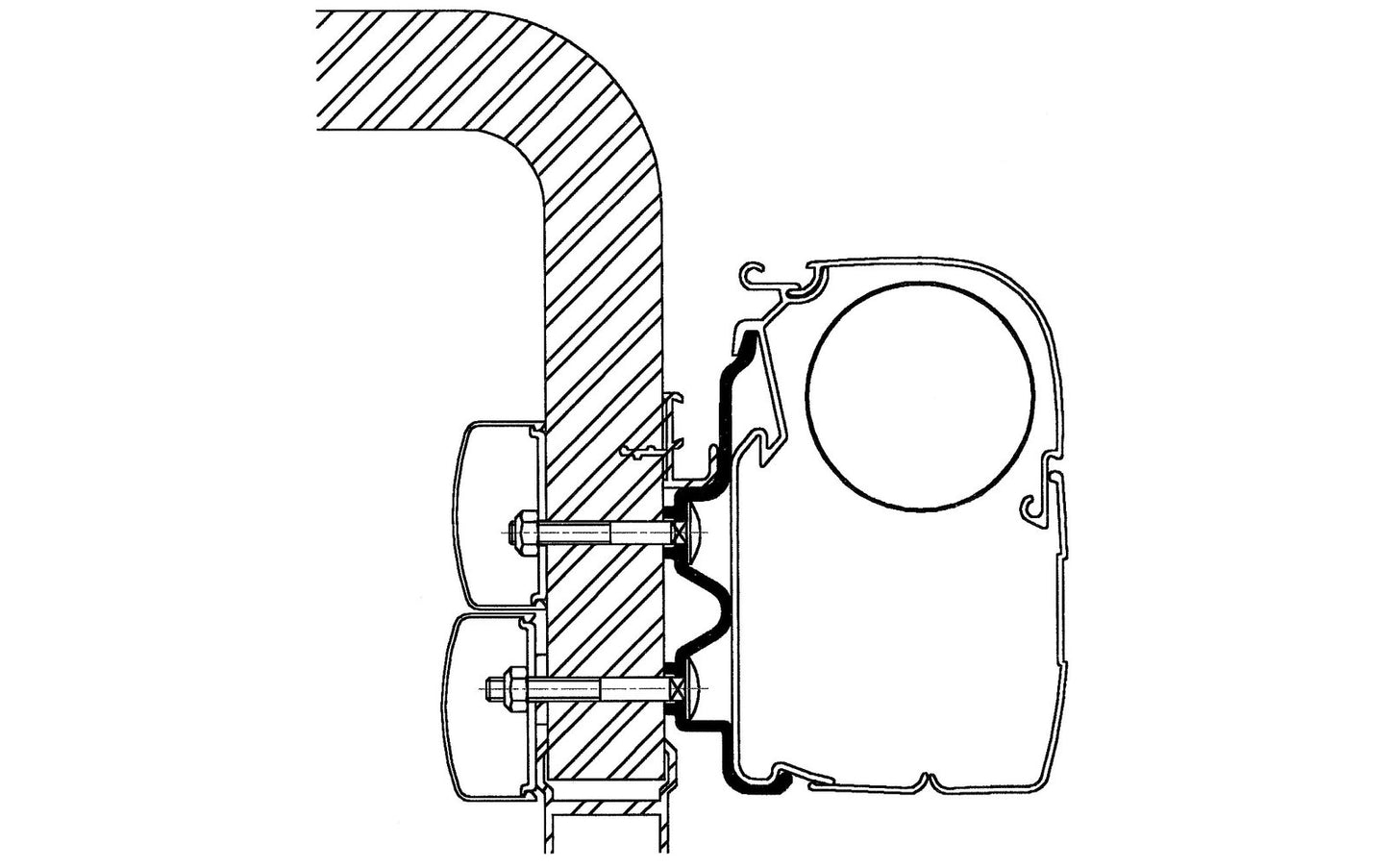  Thule Hymer Markisen-Adapter 2016