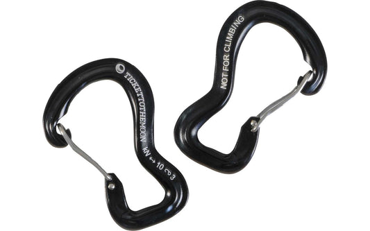  Ticket To The Moon Aluminium 10kN Aluminium Karabiner 2 Stück
