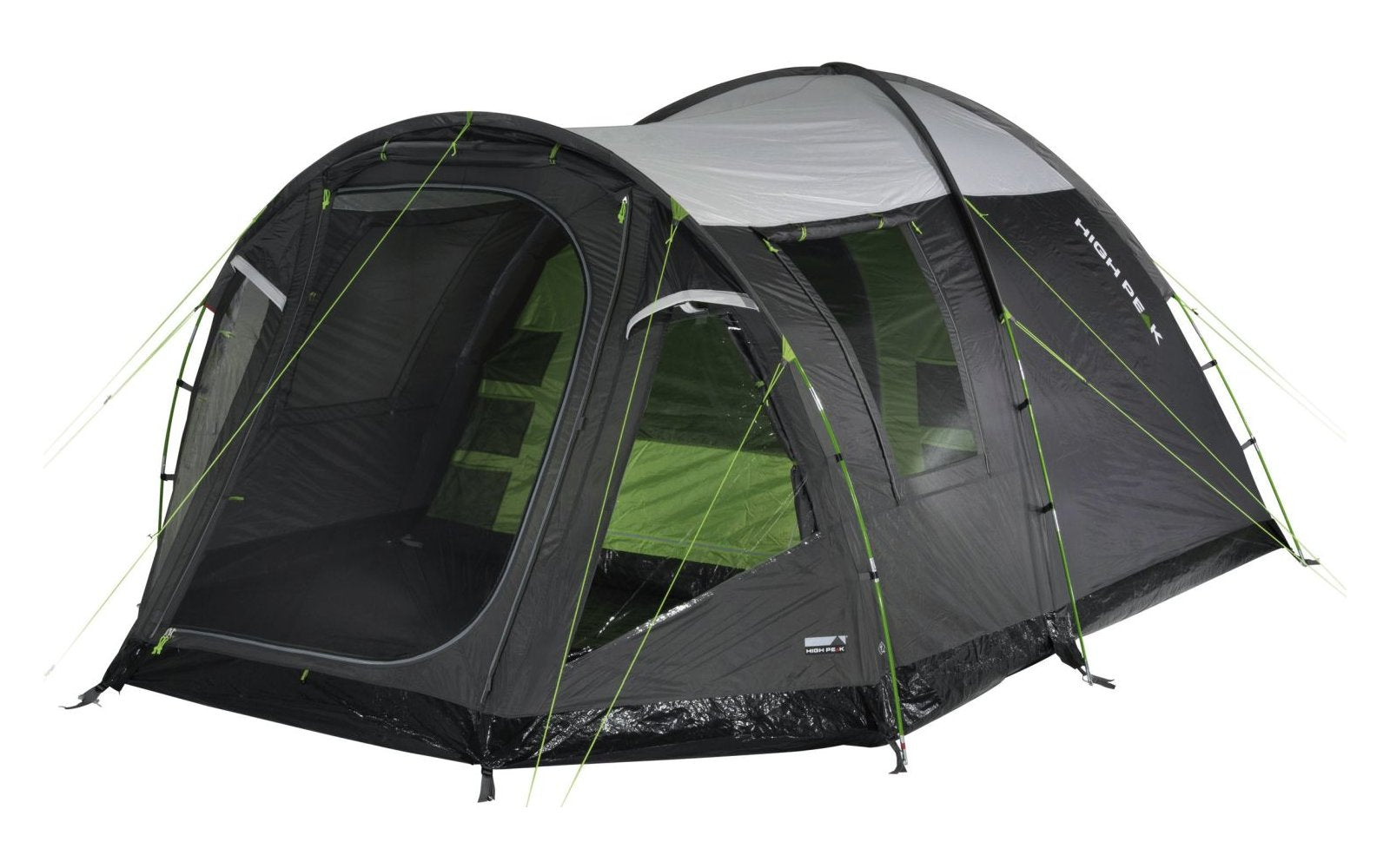  High Peak Santiago 5.0 Kuppelzelt Mit Vorbau Für 5 Personen 280 X 430 Cm
