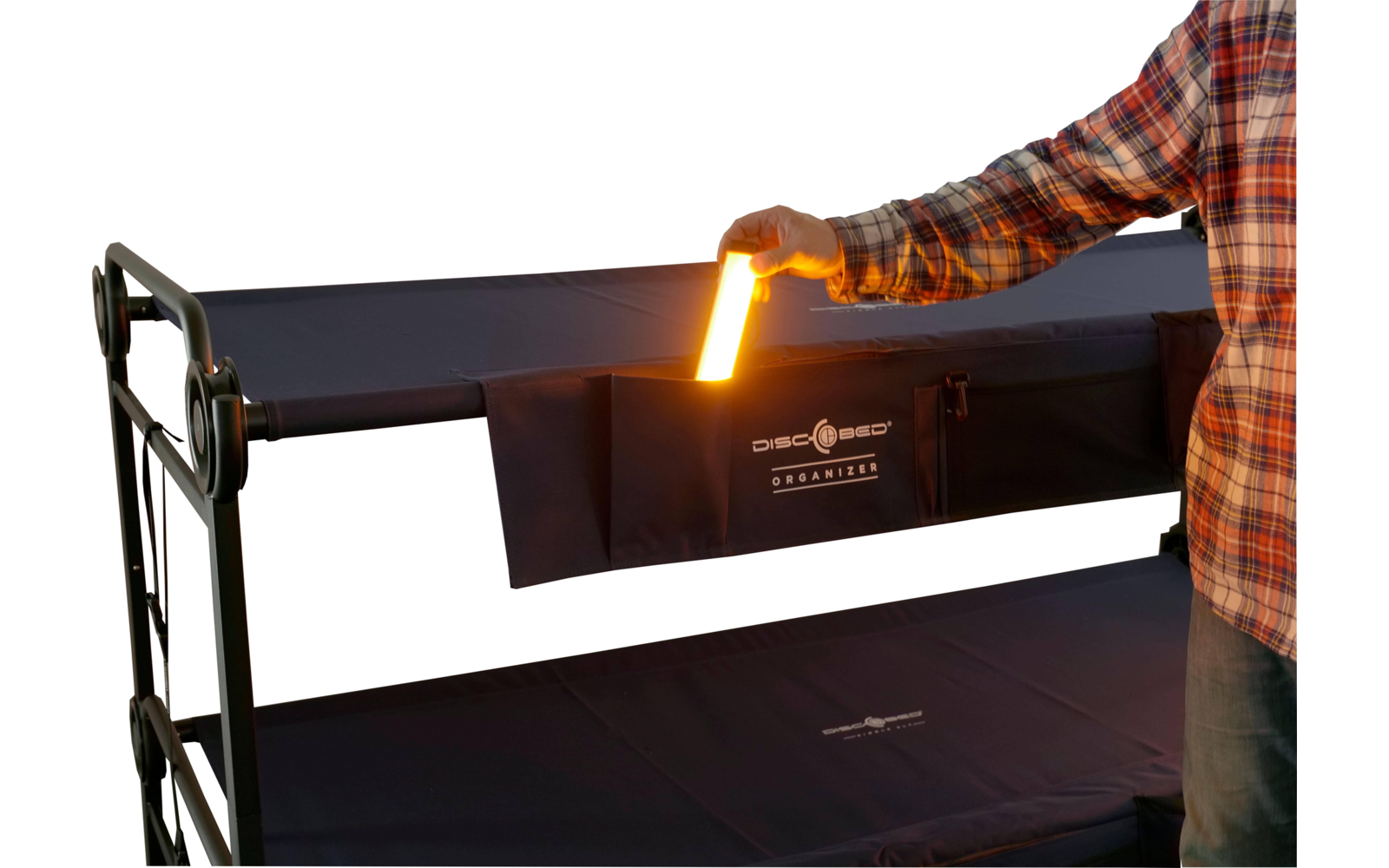  Disc-O-Bed Campingliege XLT Mit Taschenlampe