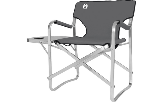  Coleman Deck Chair Klappbarer Campingstuhl Aluminium Silber