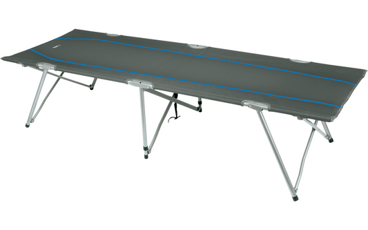  High Peak Oviedo Camping Faltbett 190 X 65 X 45 Cm Dunkelgrau/blau