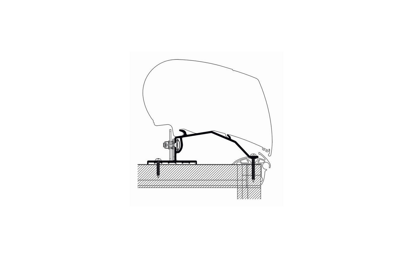  Thule Adria Caravan ≥ 2015 Markisenadapter