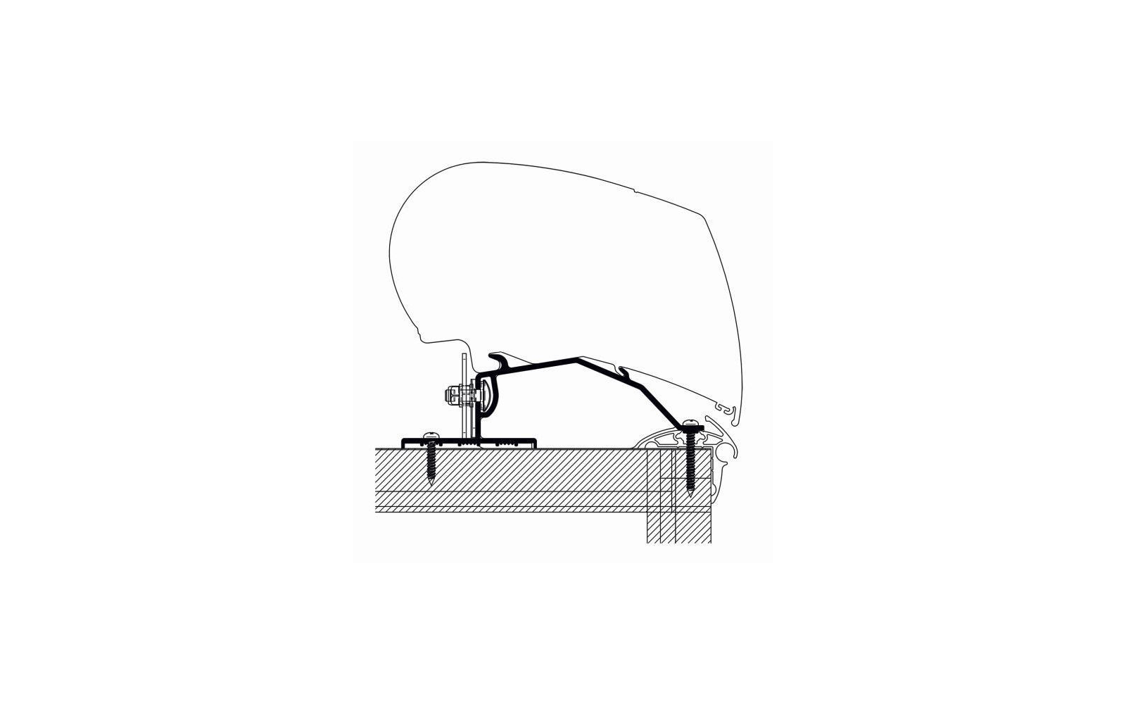  Thule Adria Caravan ≥ 2015 Markisenadapter