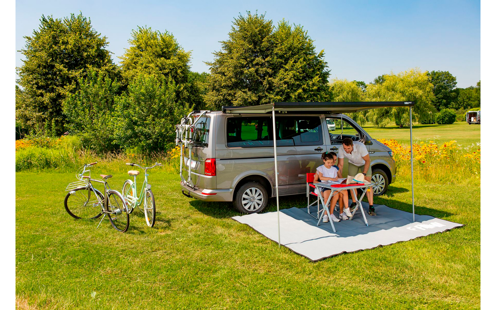  Fiamma Wandmarkise F45s 260 Cm Für VW T5 / T6 / California (Royal Grey)