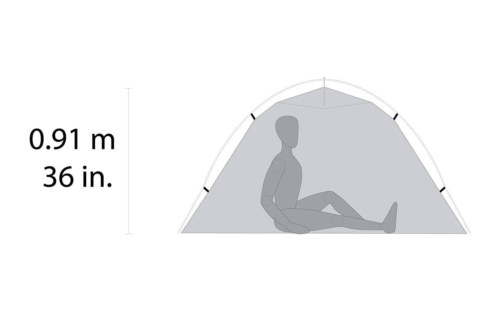  MSR Hubba NX Tent V6 Faltzelt Für 1 Person