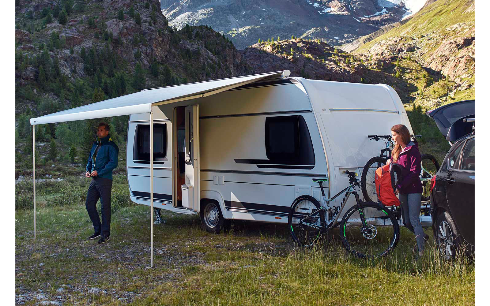  Thule Omnistor 6300 Dachmarkise Gehäusefarbe Eloxiert