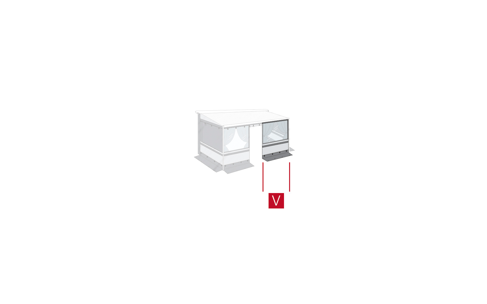  Fiamma Frontpanel Für Privacy Room Light Für Markisen F45