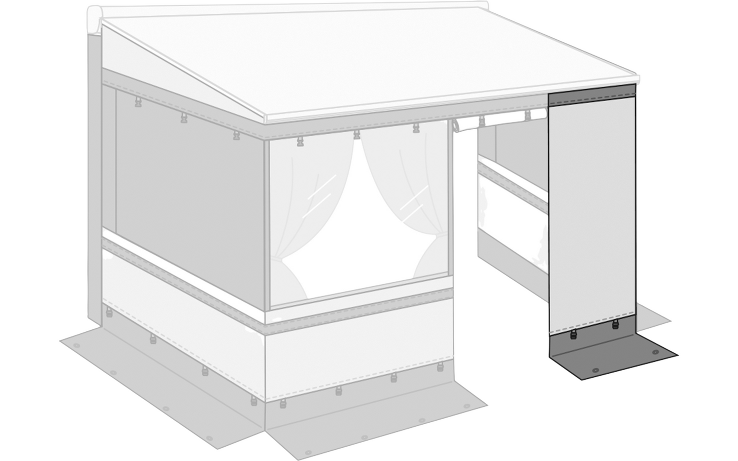  Fiamma Frontpanel Für Privacy Room Light Für Markisen F45